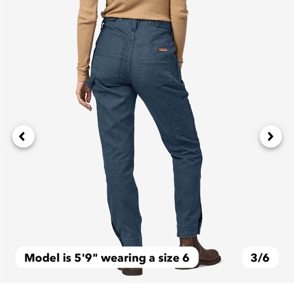 Patagonia Women's All Seasons Hemp Canvas Double Knee Pants - Short - Picture 3 of 11